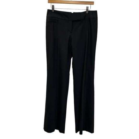 Ann Taylor Wool Blend Satin Trim Tuxedo Trouser Pants - Picture 1 of 10